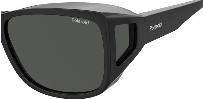 Polaroid PLD 9016/S Suncover Overzet zonnebril - Black frame / grey glasses