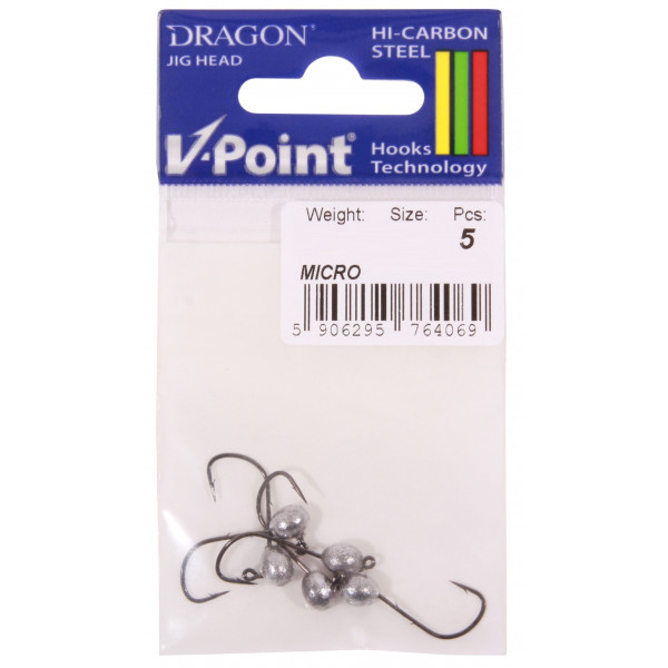 Dragon V-Point Micro Loodkop, 5 stuks!