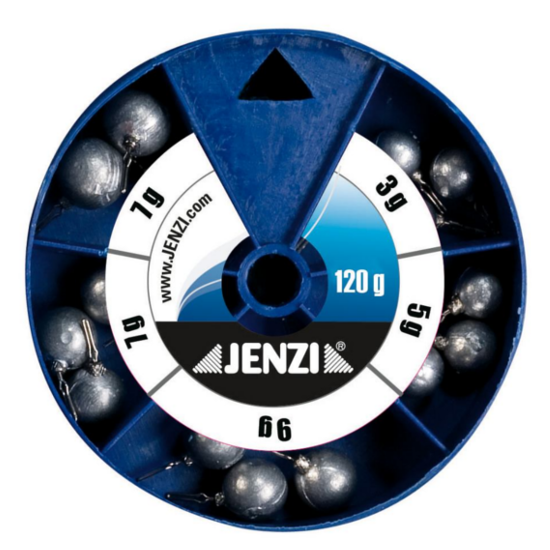 Jenzi Drop Shot / Texas / Carolina Rig Lood Assortiment - Jenzi Drop Shot Lood Assortiment E