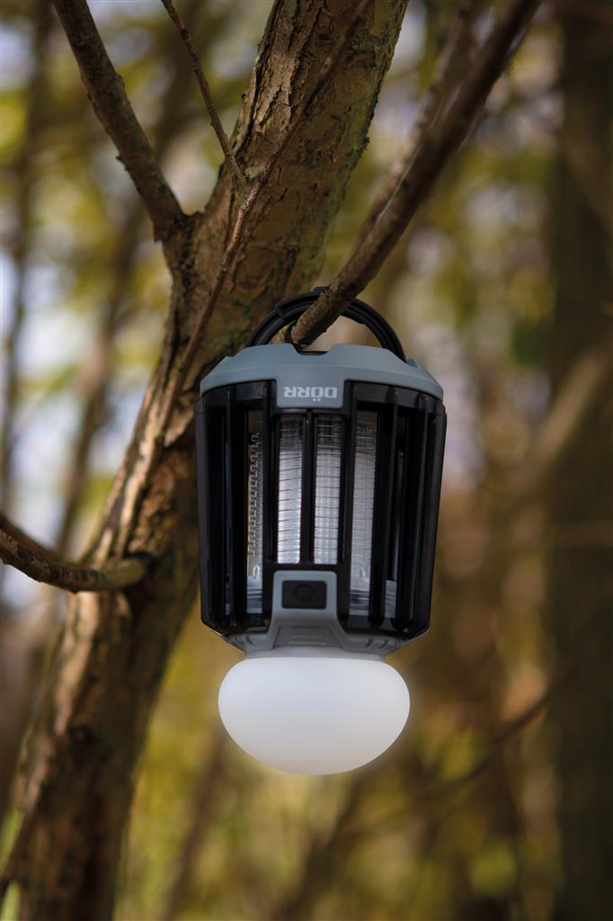DÖRR LED Camping Torch Anti-Mosquito MX-9 - campinglamp met anti-muggen UV-licht, perfect voor het nachtvissen en vakantie!