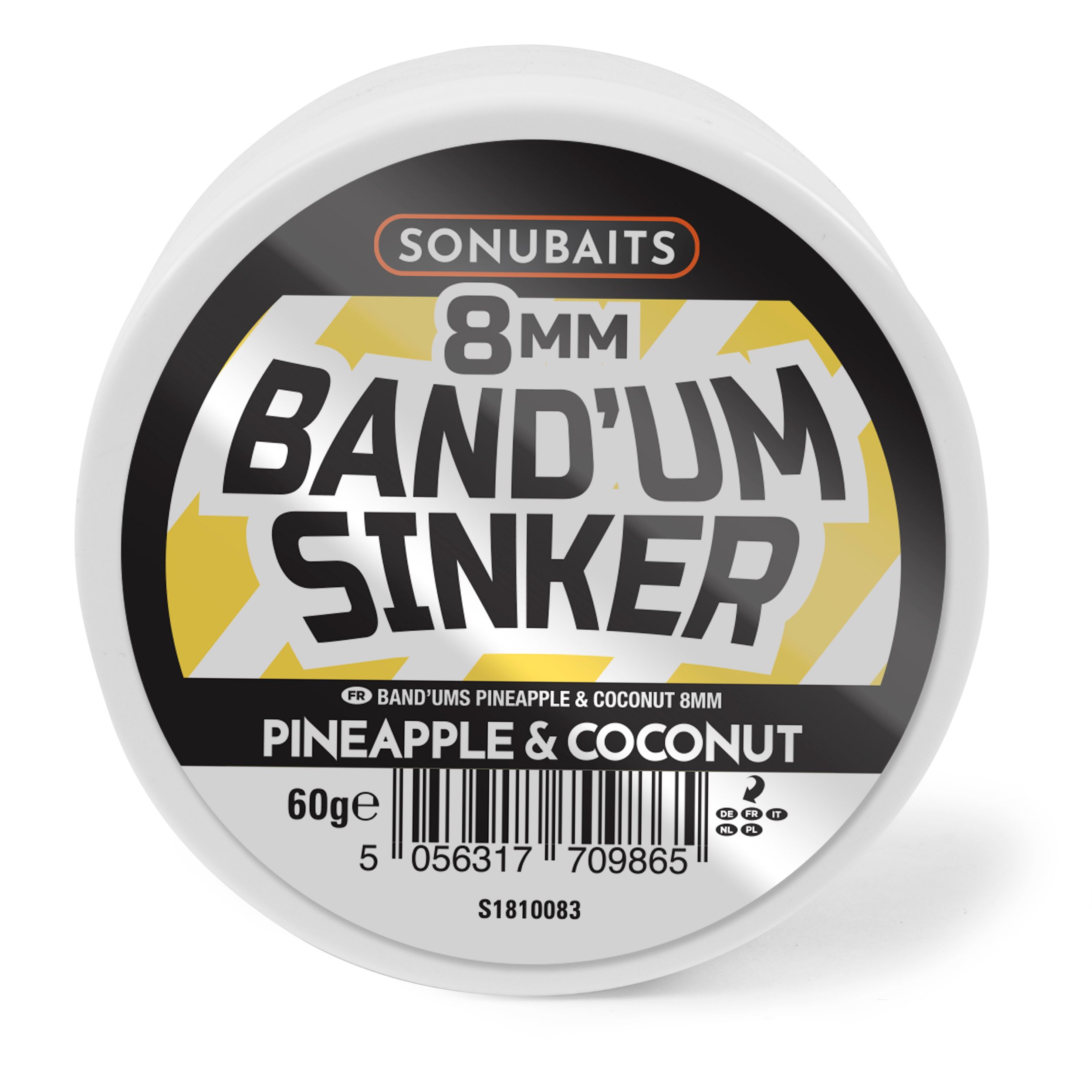 Sonubaits Band'um Sinker Witvis Boilies 8mm - Pineapple & Coconut