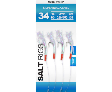 Spro Salt Rig 34 Silver Mackerel #2/0