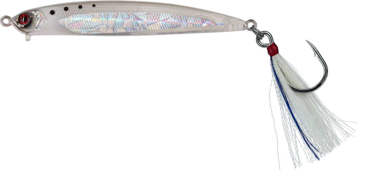 Molix SB117 Stick Bait Tuna - Pearl White Holo Stripe (SW30)