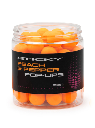 Sticky Baits Peach & Pepper Pop-Ups