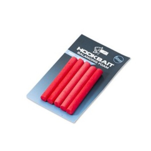 Nash Hookbait Balancing Foam Red 5mm (5 stuks)