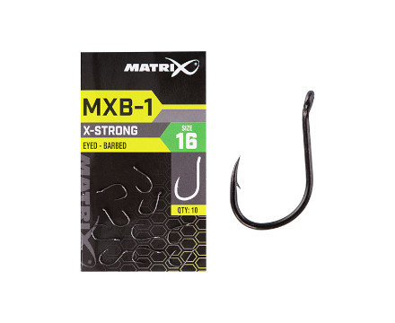 Matrix MXB-1 Barbed  Eyed Black Nickel (10st)