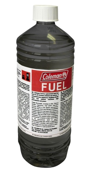 Coleman Liquid Fuel Black Bottle White Cap (1L)