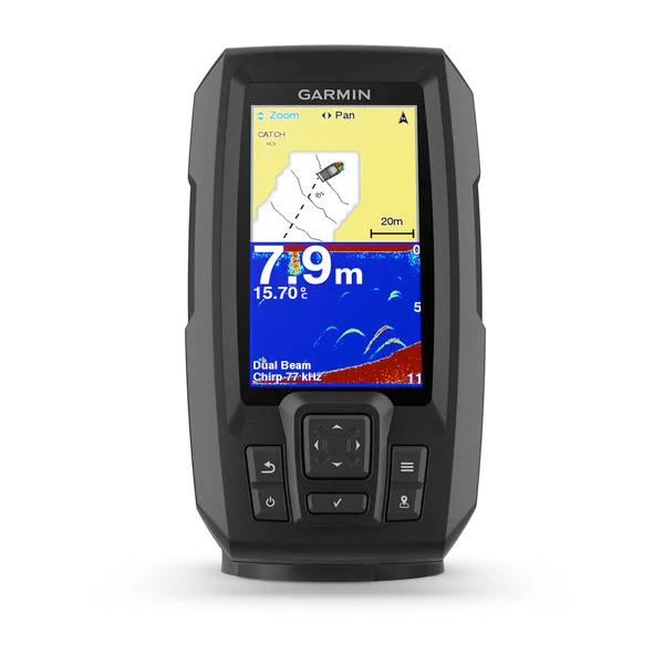 Garmin Striker Plus 4 Fishfinder - Met transducer met dubbele bundel