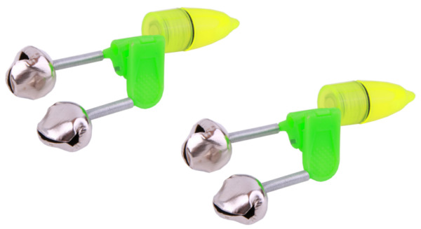 OFFLINE Ultimate Fishing Bell met verlichting, 2 stuks!