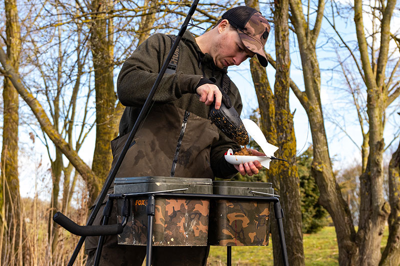 Fox Spomb Bucket Stand Kit - Double Bucket