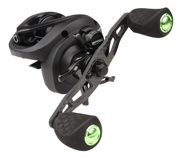 Spro JC Elite MG Left LG Green Knob Cap Baitcaster Reel