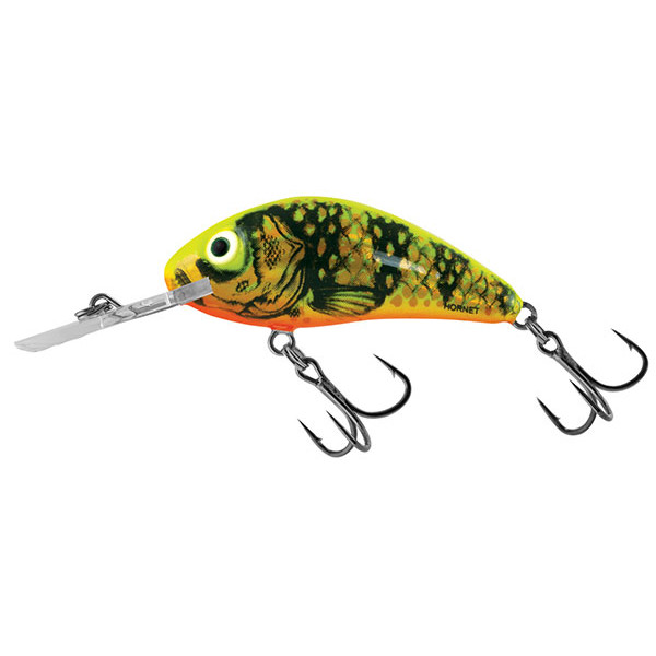 Salmo Rattlin' Hornet Floating Plug 4,5cm (6g) - Gold Fluo Perch