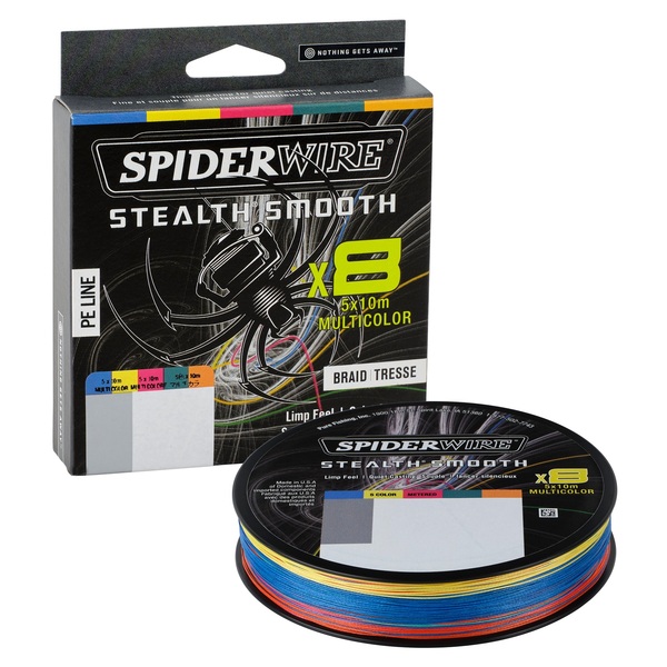 Spiderwire Stealth Smooth 8 Braid Multicolor Gevlochten Lijn (300m)