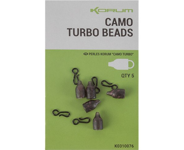 Korum Camo Turbo Beads, 5 stuks!