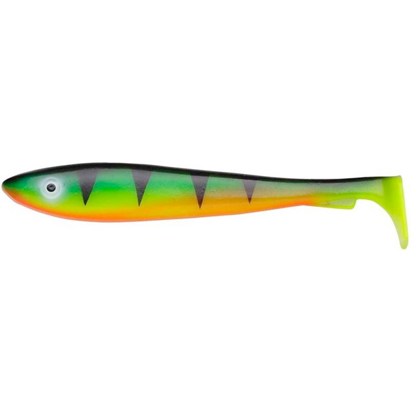 Svartzonker McRubber Shad 17 cm, 3 stuks - C3 - Fire tiger