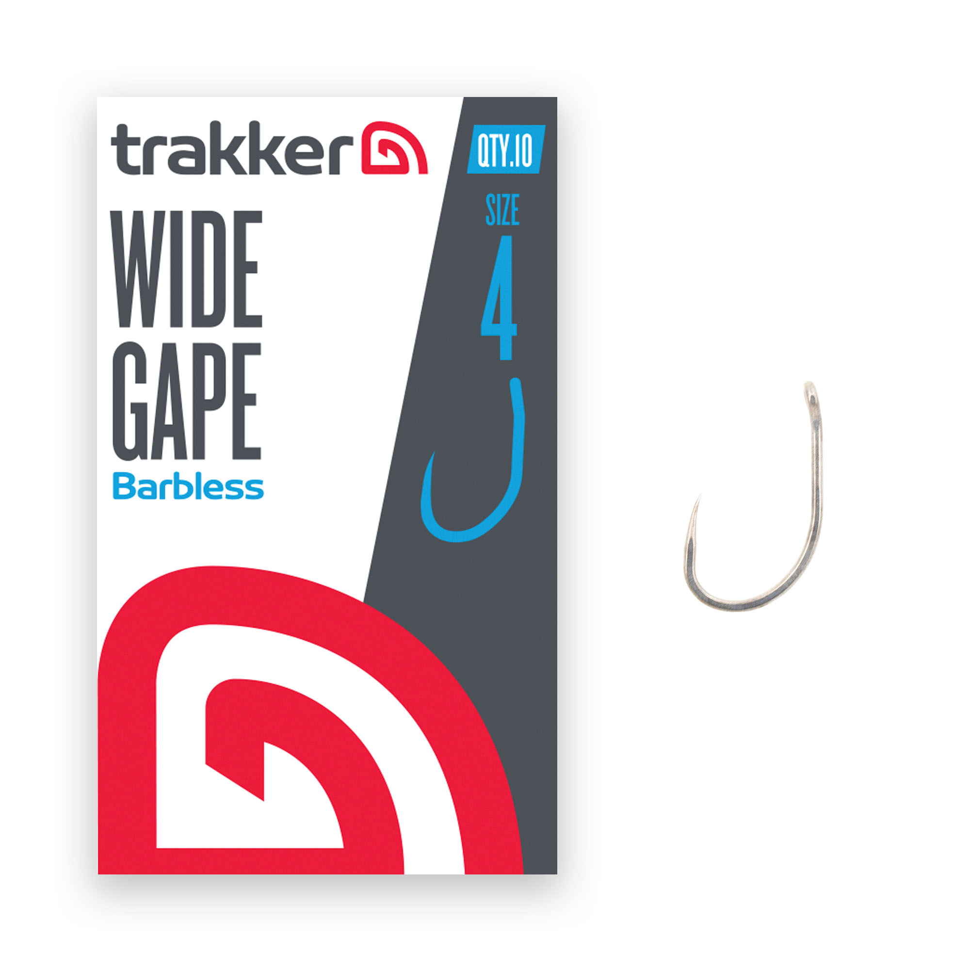 Trakker Wide Gape Hooks Barbless (10pcs)