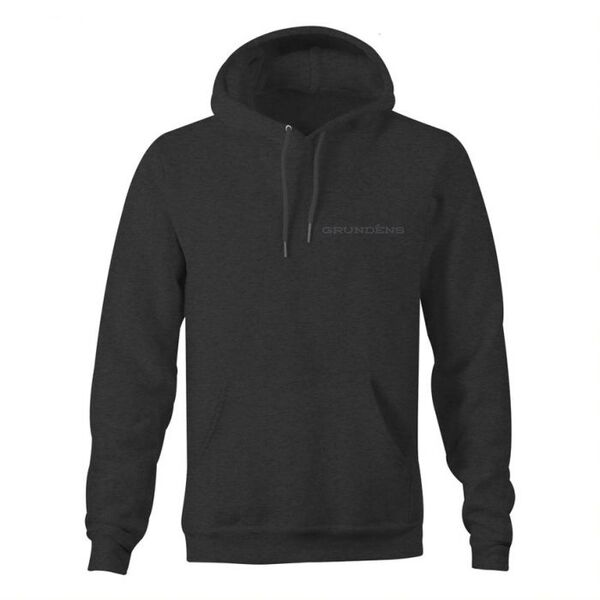 Grundens Sweat Displacement Hoodie Black Heather Vistrui