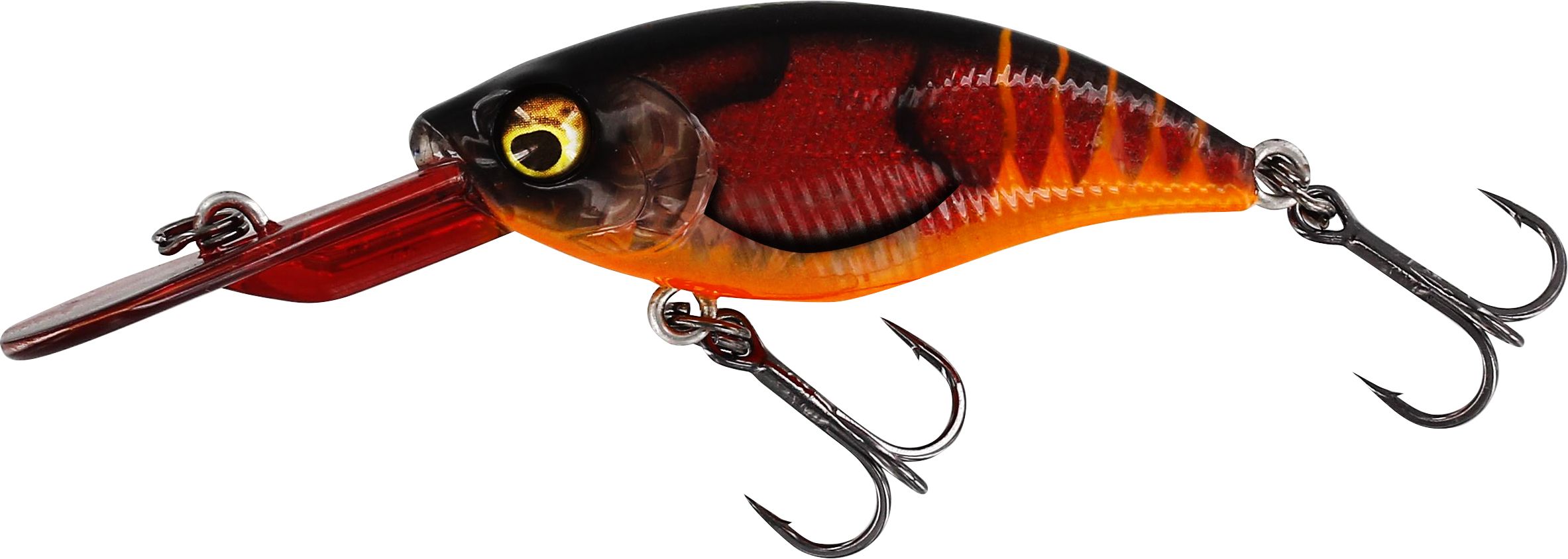 Westin BuzzBite Crankbait 5cm Suspending - 3D Fire Craw