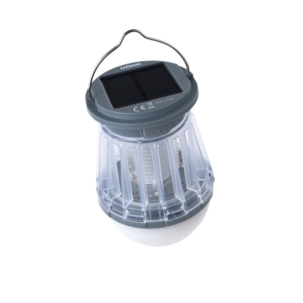 DÖRR LED Solar Camping Light Anti-Moskito - Dörr LED Solar Camping Light Anti-Moskito grey