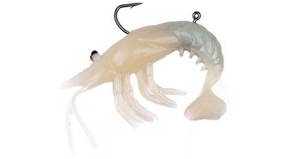 Behr Natural Shrimp Luminous Rigged 17 gr/ 1/0 hook