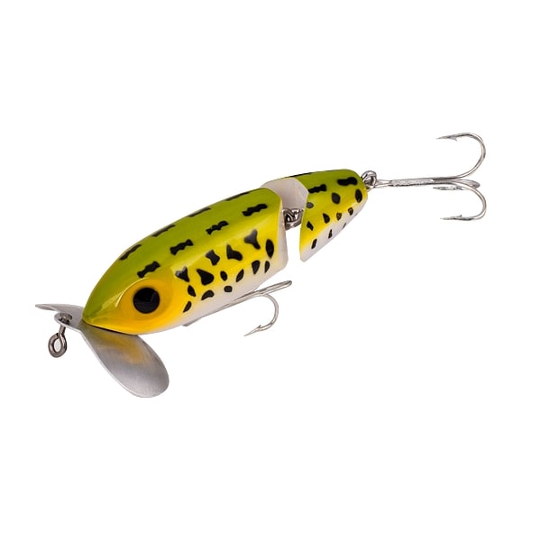 Arbogast Jointed Jitterbug 3.5'' - Frog/White Belly