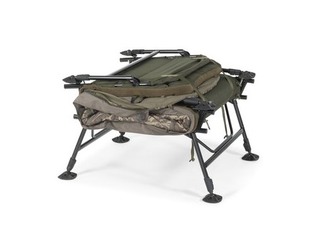 Nash Indulgence HD40 Sleep System 6 Legs Camo Stretcher (Incl. Dekbed)