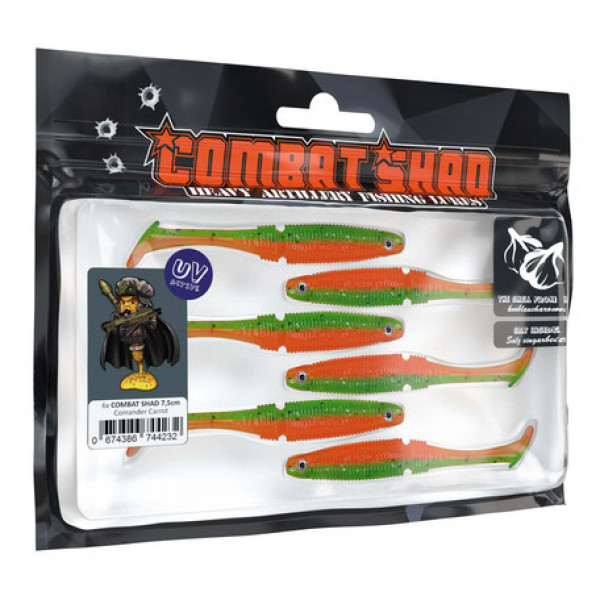 Combat Shad 10cm (5stuks)