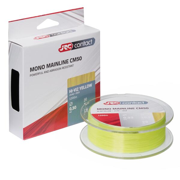 JRC Contact CM50 Nylon Vislijn Hi-Viz Yellow 1200m