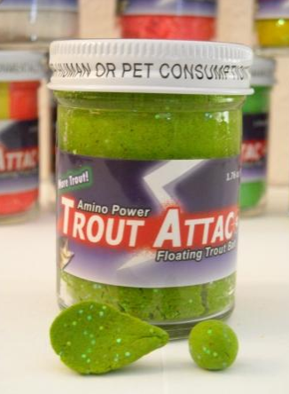 Top Secret Trout Attac Foreldeeg - Fishy Green