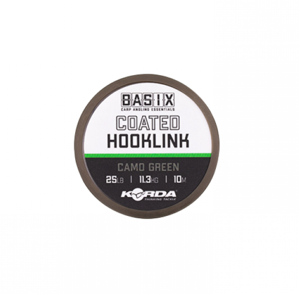 Korda Basix Coated Hooklink - Korda Basix Coated Hooklink 25lb/11,3kg 10m
