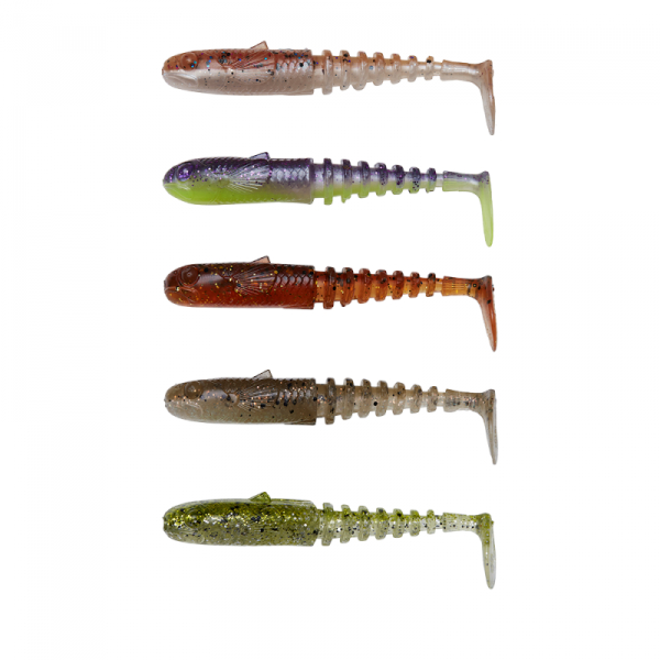 Savage Gear Gobster Shad Clear Water Mix Shad (5 stuks)