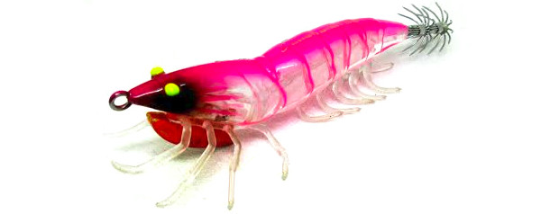Savage Gear 3D Hybrid Shrimp Egi Jig - Pink Flash