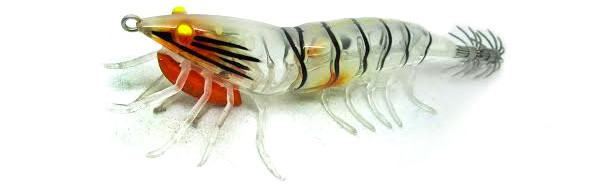 Savage Gear 3D Hybrid Shrimp Egi Jig - Silver Glass
