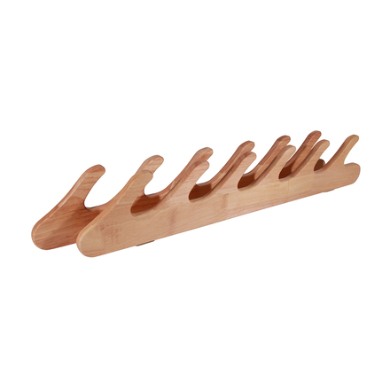 Ultimate Wooden Wall Rod Rack 6 Rods