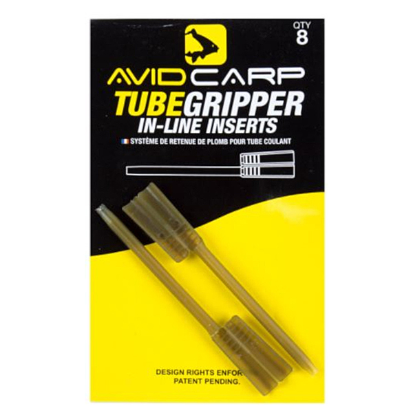 Carp Tacklebox, boordevol karpermateriaal van bekende topmerken! - Avid Carp - Tube Gripper In-Line Inserts