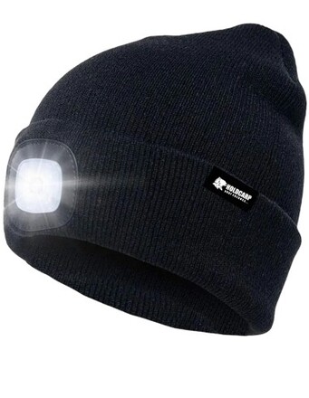 Holdcarp LED Light Beanie Black