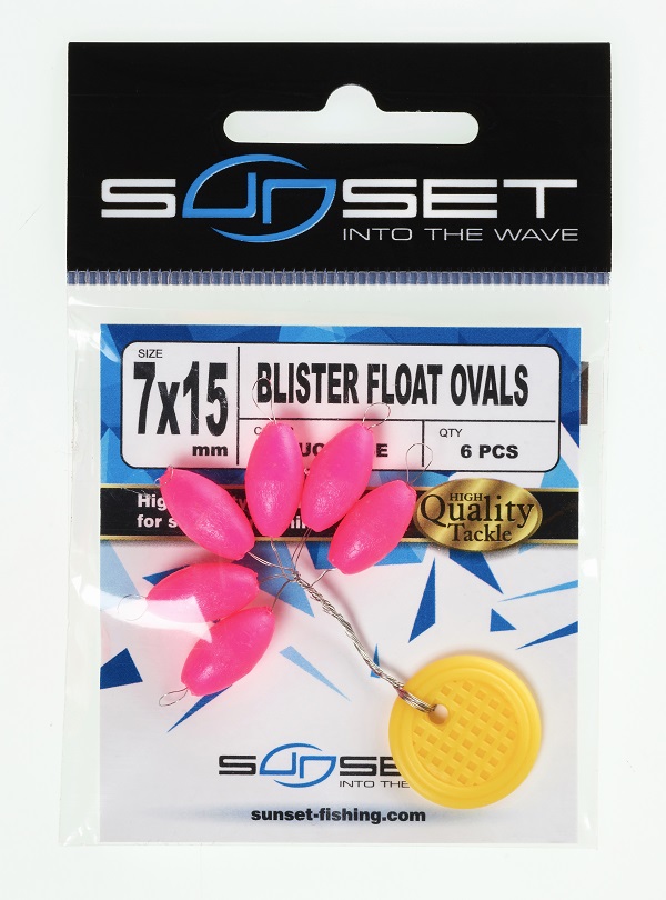 Sunset Blister Float Ovals - Fluo Rose