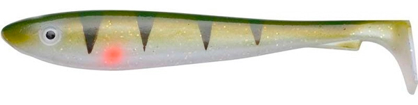 Svartzonker McRubber Shad 23cm, 2 stuks - C17 - UV Perch