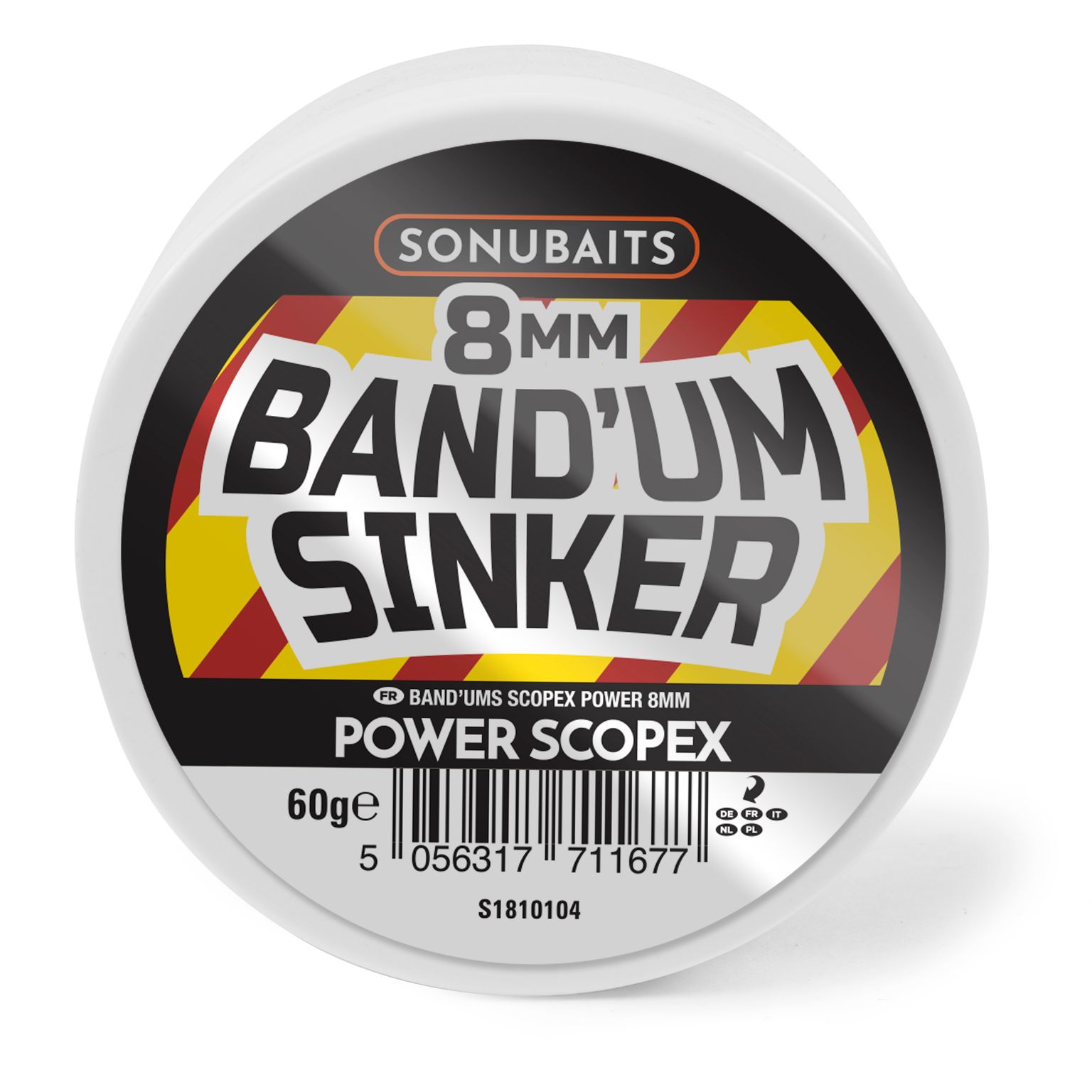 Sonubaits Band'um Sinker Witvis Boilies 8mm - Power Scopex