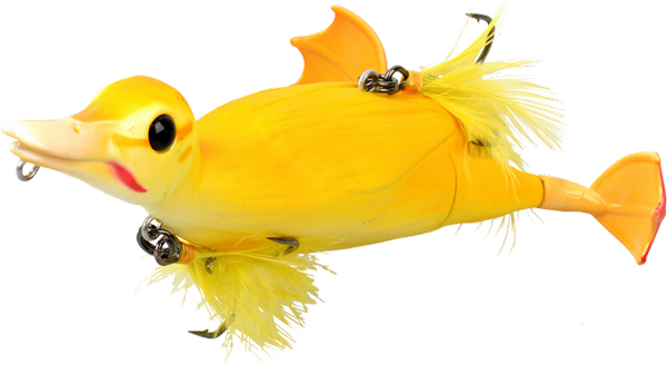 Savage Gear 3D Suicide Duck Oppervlakte Kunstaas - Yellow