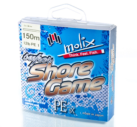 Molix Super Shore Game PE 150m Gevlochten Lijn
