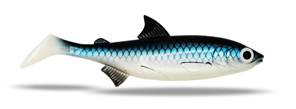 FishingGhost Renky Shad 15cm (38g) (2 stuks) - White Fish