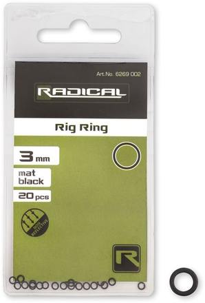Radical Rig Ring Mat Black (20 stuks)