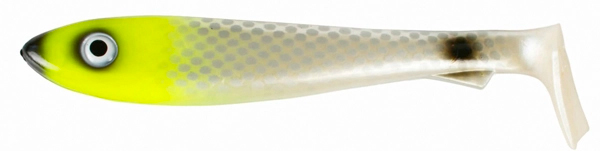 Svartzonker McRubber Shad 23cm, 2 stuks - C25 - Lemon Head