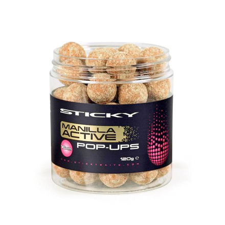 Sticky Baits Manilla Active Pop-Ups 16mm (120g)