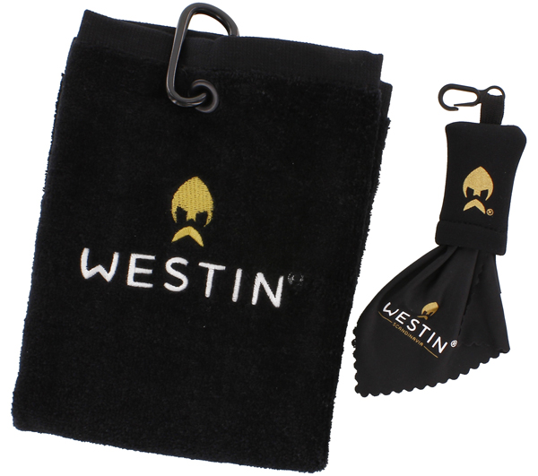 Westin Viking Pack met jas, pet, handdoek, brillendoekje en kunstaas! - Westin Pro Towel & Lens Cloth