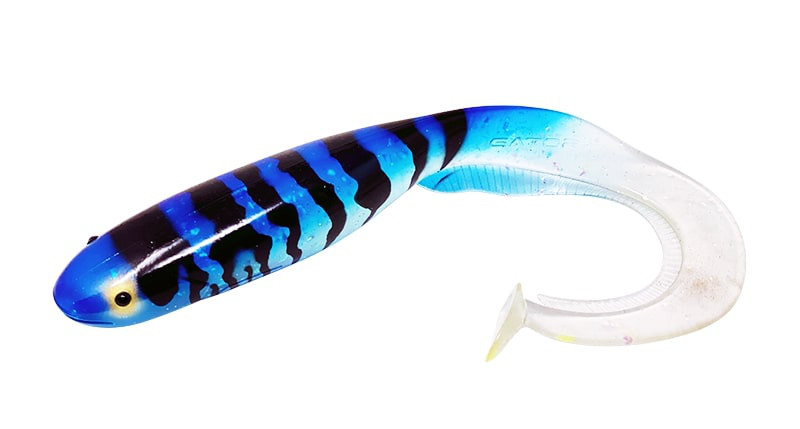 Gator Catfish Shad 35cm (160g) - BlueSilverGlitter UV