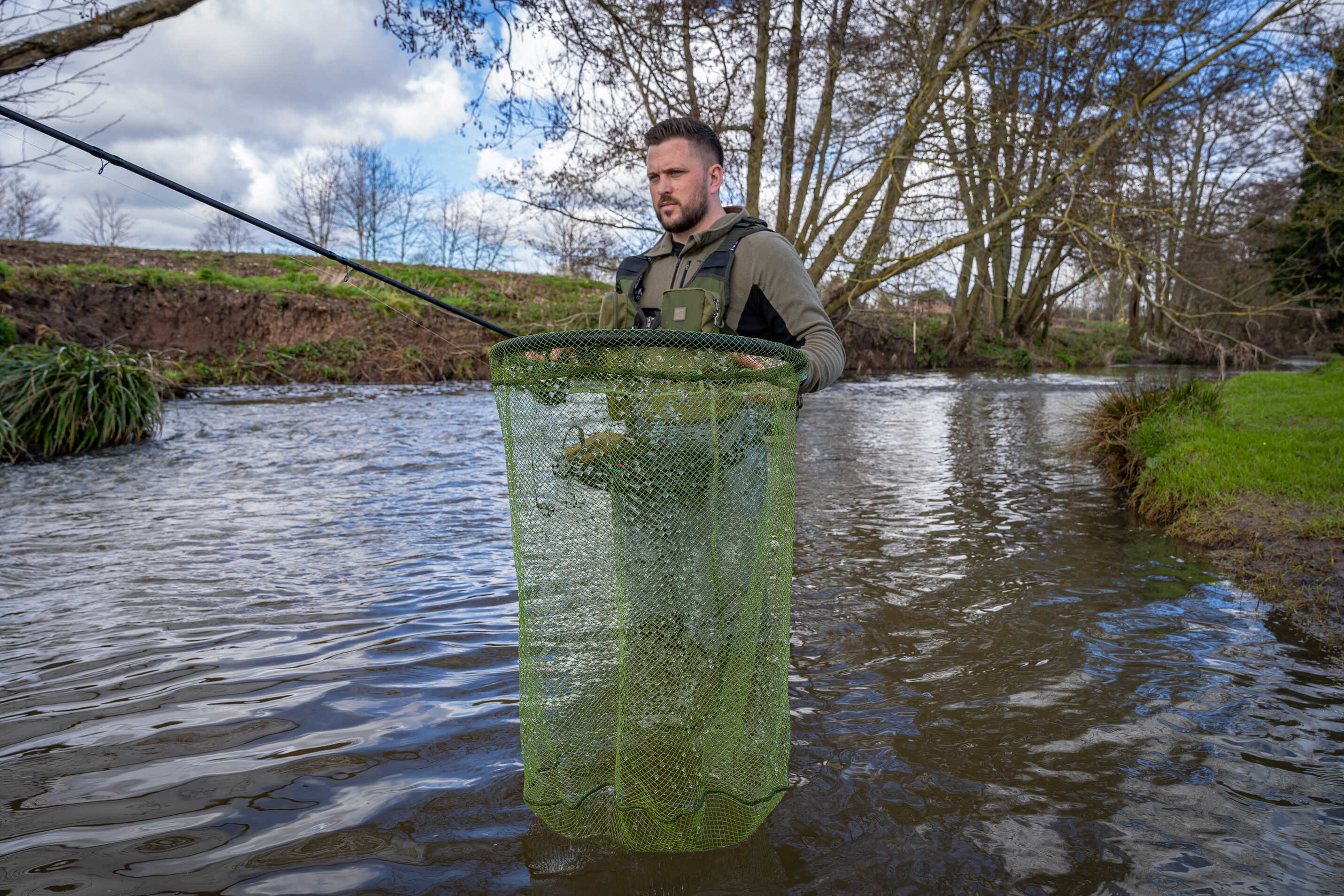 Korum Glide Wading Net Latex 26"