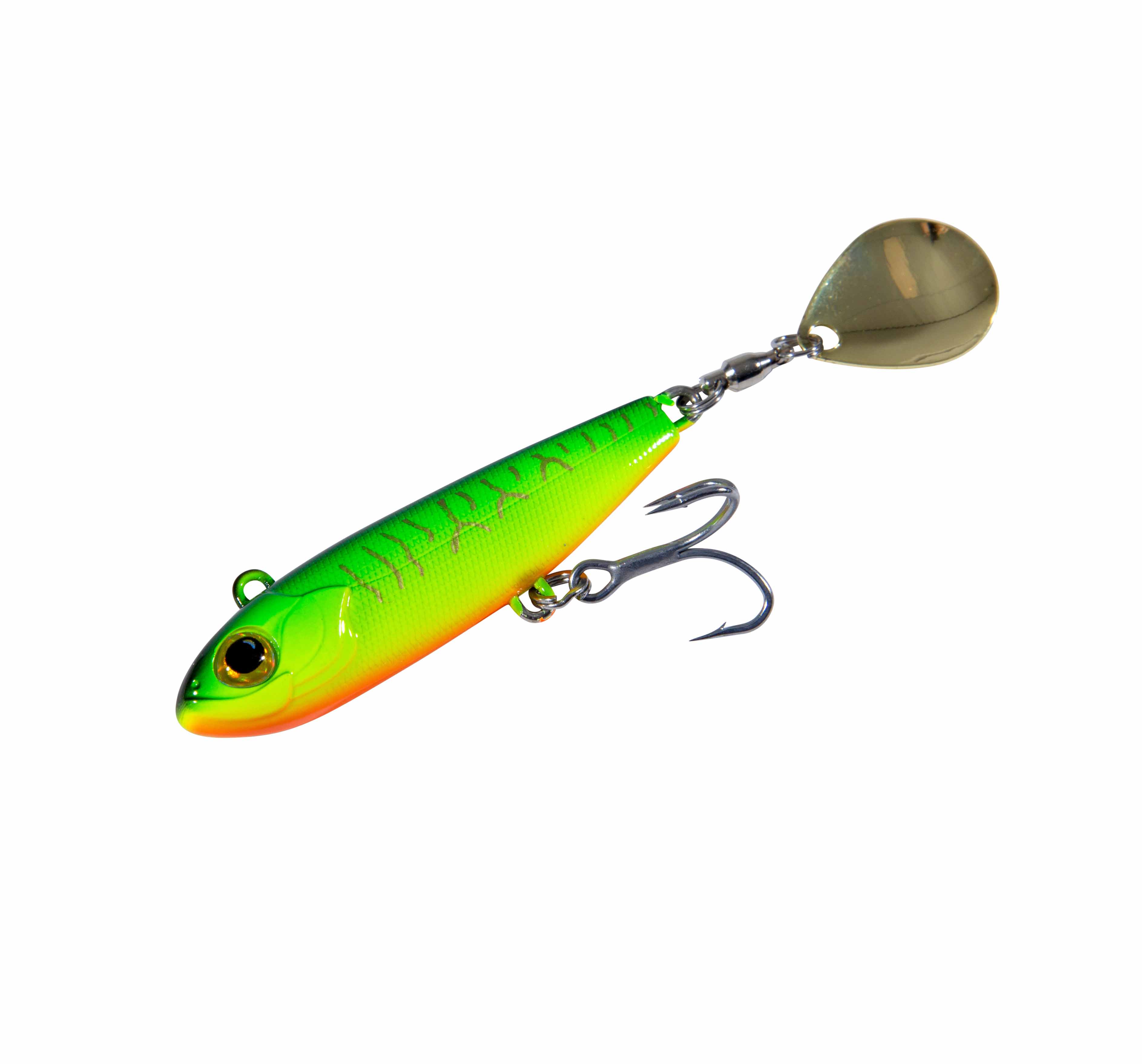 Ultimate X-Tail Jig Spinner 4.5cm (10g) - Chartreuse Tiger