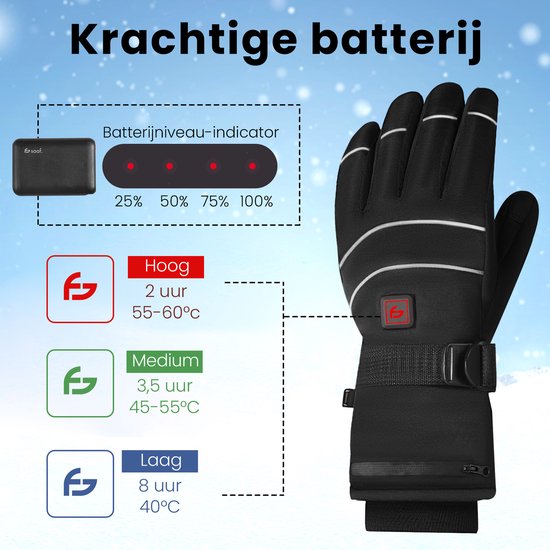 Saaf Elektrisch Verwarmde Handschoenen